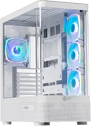 Корпус QUBE MASTERFORCE RGB White (MASTERFORCE_GWNU3)