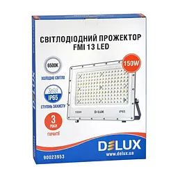 Прожектор Delux FMI 13 LED 150Вт 6500K_IP65 сірий (90023953) - мініатюра 2
