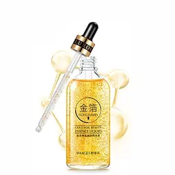 Антивікова сироватка для обличчя з гіалуроновою кислотою та золотом Images Gold Flakes 100 мл - мініатюра 3