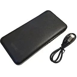Портативний зарядний пристрій Asonic P10 10000 mAh з індикатором заряду чорний - мініатюра 4