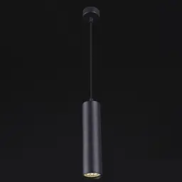 Люстра підвісна Brille тубус GU10 BK (AL-731/1) - мініатюра 2