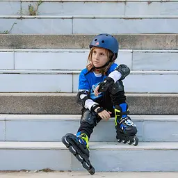 Ролики Rollerblade Microblade 33-36,5 Синій-Жовтий - мініатюра 5