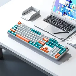 Клавіатура Aula F2088 Pro KRGD Blue Switch UA White/Blue [6948391234908] [90992] - мініатюра 2