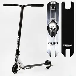 Самокат трюковий Best Scooter 52х12х85 см Чорно-білий 000231352 - мініатюра 7