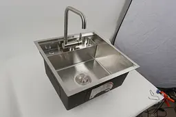 Кухонна мийка CM 50x50 прихована нержавійка Platinum Handmade, Нержавіюча сталь