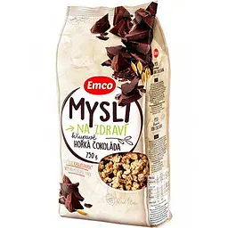 Мюслі Emco Mysli Horka Cokolada Гіркий шоколад 750г