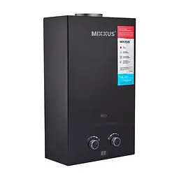 Газова колонка Mixxus GWH-0210 Basic Black димохідна 10 л/хв WH0023