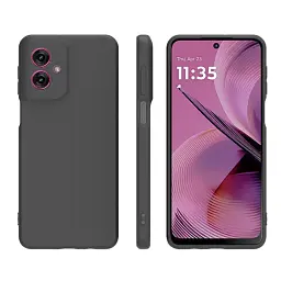 Силіконовий чохол BeCover для Motorola Moto G55 Black (712750) - мініатюра 2
