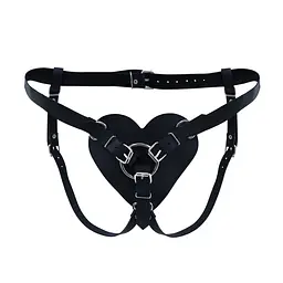 Трусики Серце для страпону Feral Feelings - Hearts Strap-on Belt