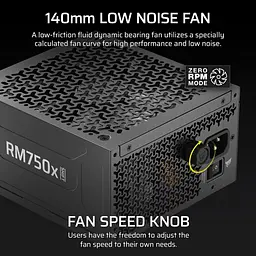 Блок живлення Corsair RM750x 750W ATX 3.1 80+ Gold (CP-9020298-EU) - мініатюра 3