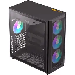 Корпус GameMax F46 Tempered Glass BTF Black (F46 BK) Без БП - мініатюра 2
