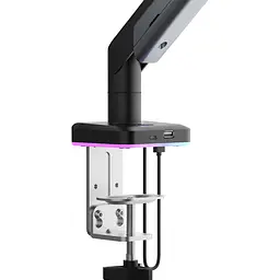 Настільне кріплення для монітора Anda Seat Stealth Pro II RGB 17''-42'' Titanium (AD-W-A9X-1S-BT) [123489] - мініатюра 8