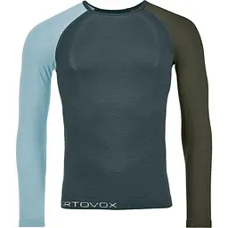 Термокофта Ortovox 120 Comp Light Long Sleeve M M Синій/Сірий (1054-025.001.1166)