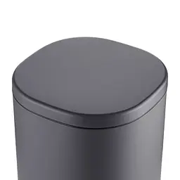 Відро для сміття з плавним закриттям овальне Mixxus Premium Olivary-TC0105 5 л graphite MI7063, Графит - мініатюра 7