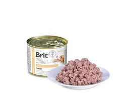 Вологий корм Brit VetDiet Hepatic для собак для підтримки функцій печінки з індичкою, 200 г - мініатюра 2
