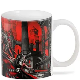 Кухоль GeekLand Бетмен Batman Готем в червоному BM.02.005.475 330 мл червоний - мініатюра 2