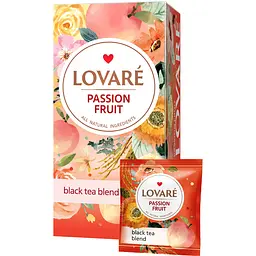 Чай чорний Lovare Passion fruit 48 г (24 шт. х 2 г) - мініатюра 3