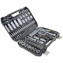 Набір інструментів Sigma насадок торцевих та біт 1/4", 1/2" 110 шт CrV mid (6003771)