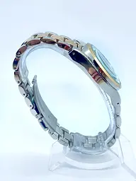 Наручний годинник жіночий No Brand Rolex Золотисто-срібний (IBW900SYO) - мініатюра 4