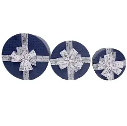 Набір подарункових коробок UFO Dark Blue, 80303-003, 3 шт. (80303-003 Набор 3 шт DARK BLUE к) - мініатюра 2
