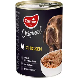 Уцінка. Вологий корм для собак Carnie Original Mono Protein Курка 400 г