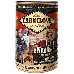Консерви для собак з ягням і кабаном Carnilove Dog  400 г