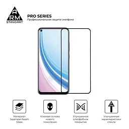 Захисне скло на VIVO Y50/Y50 Pro з олеофобним покриттям, Pro, повне проклеювання, антистатичний і пиловідштовхуючий шар, 9H, самоклеючеся, 2.5D, на весь екран, антистатичний клей, ArmorStandart (ARM57080) - мініатюра 2