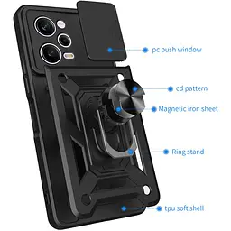 Чохол Armor Guard Shield Xiaomi Redmi Note 12 Pro 5G Black - мініатюра 4