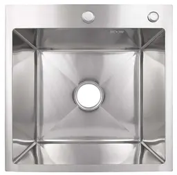 Кухонна мийка інтегрована Lidz Handmade H5050H Decor Honeycomb 2,5/0,5 мм LDH5050DEC48365
