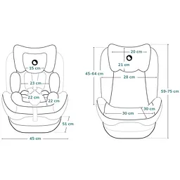 Автокрісло Lionelo Aart I-Size Beige Latte (LO-AART I-SIZE BEIGE LATTE) - мініатюра 19
