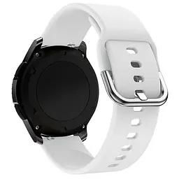 Ремінець Universal 22 mm Silicone Design Samsung/Amazfit/Huawei White