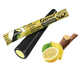 Жувальні цукерки Fini Regaliz Negro con Limоn Gourmet з лимонною начинкою 32г - мініатюра 2