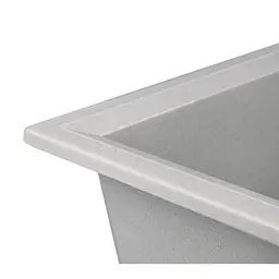 Кухонна мийка Lidz 790x495/230 GRA-09 (LIDZGRA09790495230), Сірий - мініатюра 7