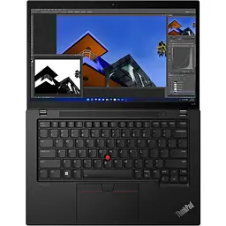 Ноутбук Lenovo ThinkPad L14 Gen 3, 14" FHD, процесором Intel Core i5-1235U, 8GB RAM, 512GB SSD, Intel Iris Xe графікою, Windows 11 Pro, Thunder чорний - мініатюра 6