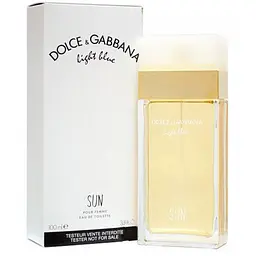 Dolce Gabbana Light Blue Sun 100 мл тестер туалетна вода