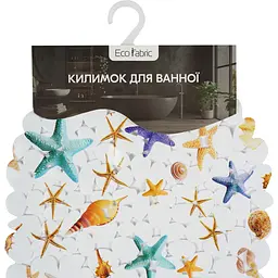 Килимок для ванної Eco Fabric Камінці 66х38 см фото-прінт Морські зірки (6638-004) - мініатюра 6