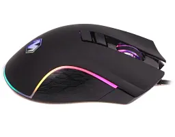 Миша Maxxter McG-7B-I725, Black, USB, оптична (сенсор Instant A725F+D26), 800 - 7200 dpi, 7 кнопок, RGB підсвічування, перемикачі Huano, покриття Soft Touch, 1.8 м - мініатюра 3