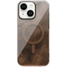 Чохол TPU Shiny Mountain (MagFit) для Apple iPhone 14 / 13 (6.1) Chocolate