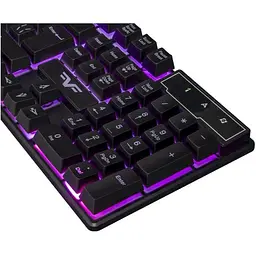 Клавіатура дротова Frime Firefly II Black USB (FLK19110) - мініатюра 6