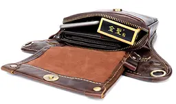 Чоловіча шкіряна барсетка Vintage 16х12х3,5 см acs0014742 - мініатюра 8