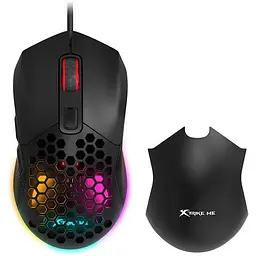 Миша ігрова XTRIKE ME GM-316 Wired mouse 800-7200 6 Step DPI чорна - мініатюра 2