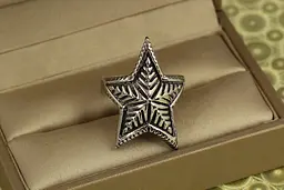 Кільце Xuping Jewelry Рок зірка р 17 сріблясте