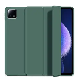 Чохол-книжка DK для Xiaomi Pad 6/6 Pro 11" Еко-шкіра силікон Smart Case green - мініатюра 2