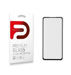 Захисне скло для HUAWEI P40 lite, Full Glue, 2.5D, на весь екран, глянцеве, загартоване 9H, повне проклеювання по всій поверхні, з чорною рамкою, протиударне, ArmorStandart (ARM56463-GFG-BK)