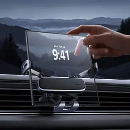 Автотримач Baseus UltraControl Gravity Grey (C40483401813-00) [168642] - мініатюра 7
