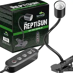 Світильник довгий з затискної ручкою і таймером Terrario Long ReptiSun Time Control 200W - мініатюра 2