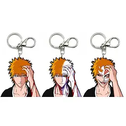 Брелок голографічний 3D Бліч Ічіго Куросакі Bleach Kurosaki Ichigo 5 см