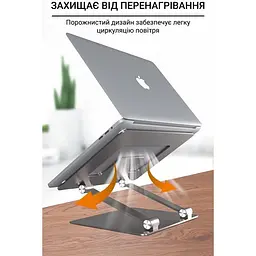 Підставка під ноутбук OfficePro LS111G Gray (LS111G) - мініатюра 6