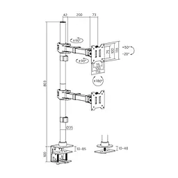 Кронштейн OfficePro MA122B - миниатюра 7