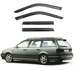 Дефлектори вікон вітровики Volkswagen Passat B3/B4 Wagon 1988-1997 Скотч 3M Voron Glass